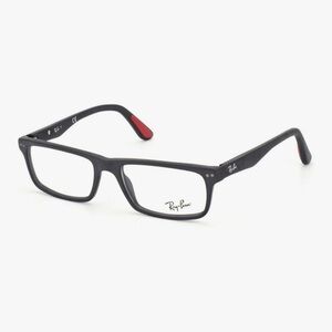 Ray-Ban Black and Red Glasses Modern Accessories